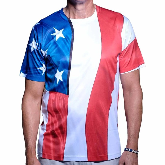 Mens American Flag Dress Shirt Patriotic Fashion Staple