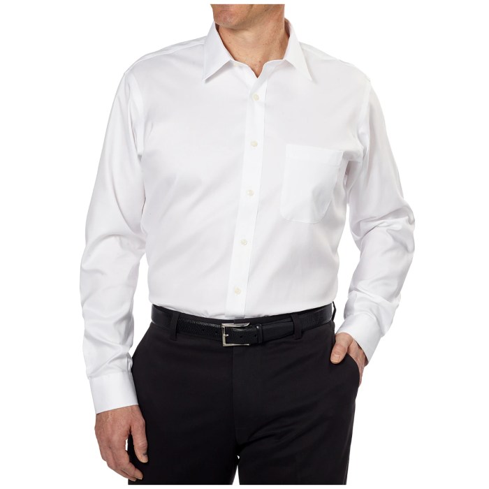 Mens white dress shirts long sleeve