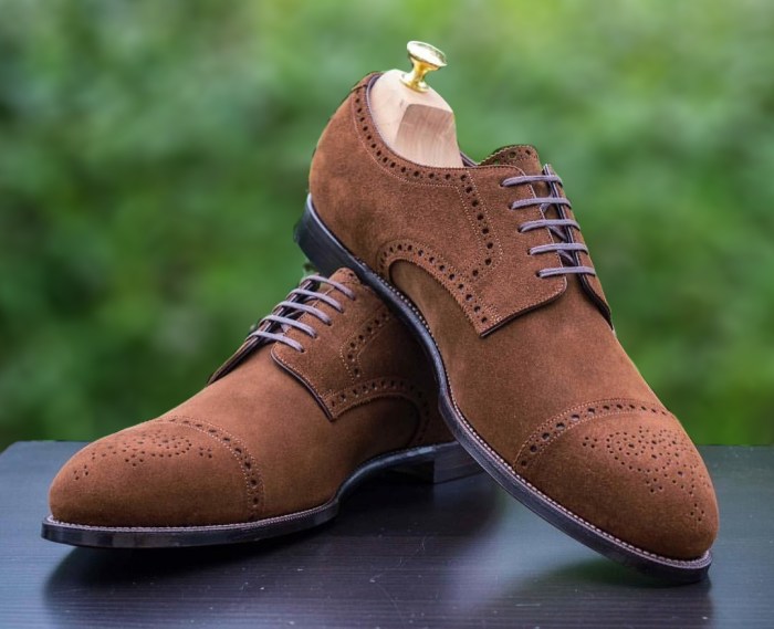 Suede men dress shoes