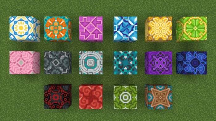 How to make terracotta decoration blocks in minecraft