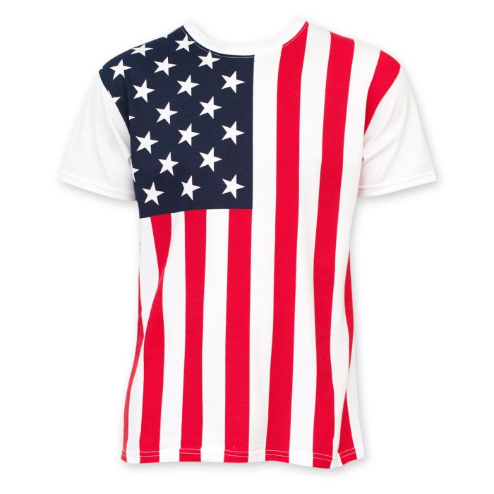 Mens american flag dress shirt