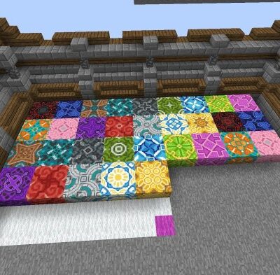 How to create terracotta decoration blocks in Minecraft