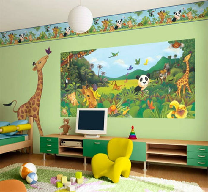 How to decorate kid room wall