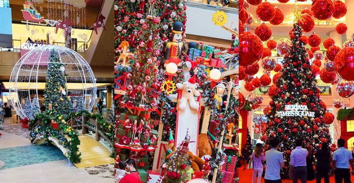 When do malls start decorating for christmas